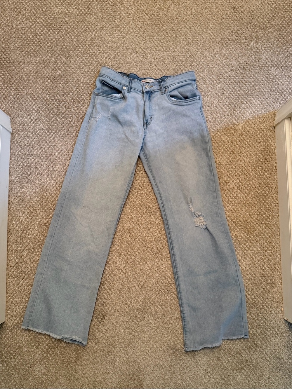 Levi's Light Blue Wide-Leg Kids Jeans